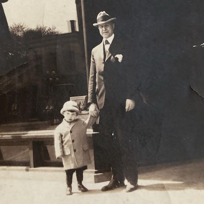 Ritz Hotel (The Ritz) - Fred Ritzenthaler And Son From Wauseon Ohio At His Shoe Store - Owner Of Ritz Hotel (newer photo)